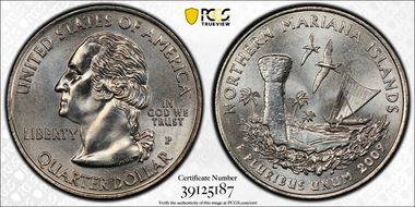 2009-P 25C Northern Mariana Islands MS66