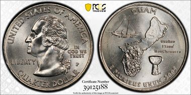 2009-P 25C Guam MS66