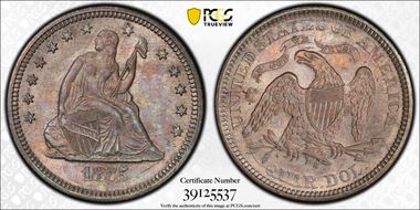 1875-S 25C MS64