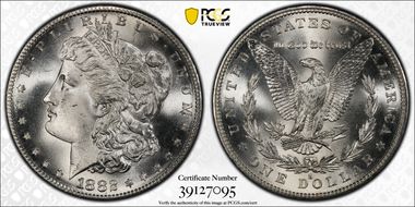 1882-S $1 MS66