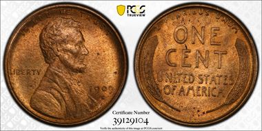 1909-S VDB 1C MS65RB