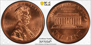 1997-D 1C MS69RD