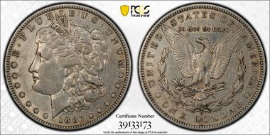 1887-O $1 VF35