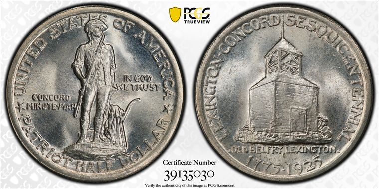 Cert 39135030 - Coin Image