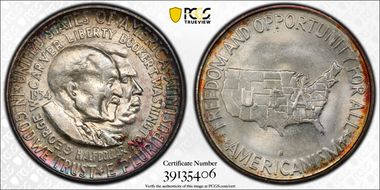 1954-S 50C Washington-Carver MS66+