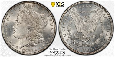 1880 $1 MS64