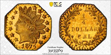 1875 25C BG-798 MS66PL