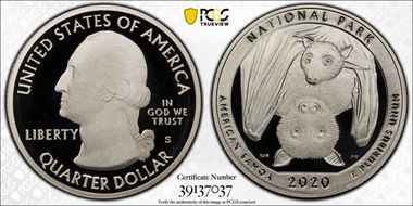 2020-S 25C American Samoa NP PR70DCAM