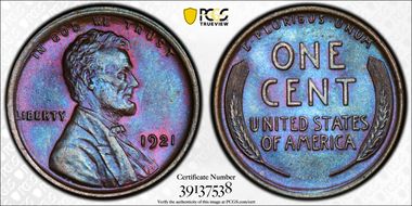 1921 1C MS64BN