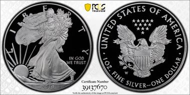 2019-W $1 Silver Eagle PR69DCAM