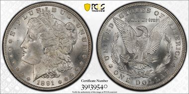 1891 $1 MS64