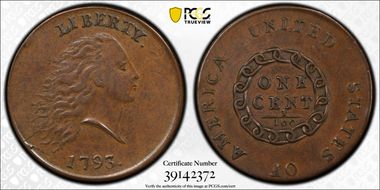 1793 1C Chain, Periods, S-4 AU55BN