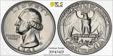 1941 25C PR66
