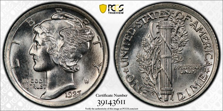 Cert 39143611 - Coin Image