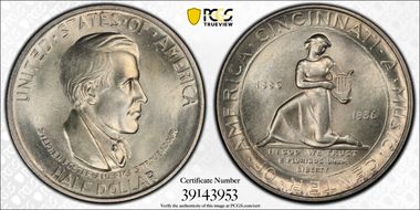 1936 50C Cincinnati MS66