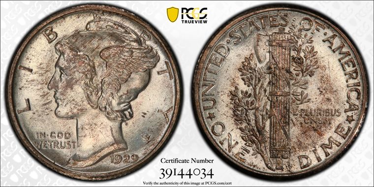 Cert 39144034 - Coin Image