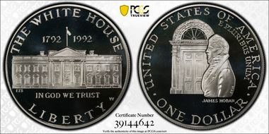 1992-W $1 White House PR69DCAM
