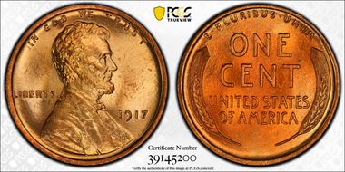 1917 1C MS65RD