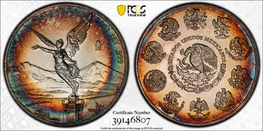 2001-Mo Onza Libertad Ag MS66