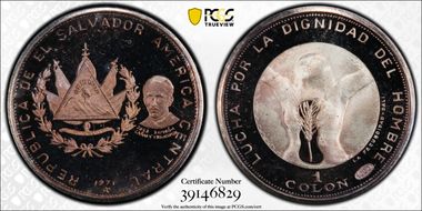 1971 Colon Independence 150th Ann. "La Fecundida" PR67DCAM