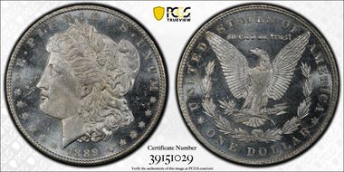 1889 $1 MS64DMPL