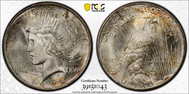 1922 $1 MS66