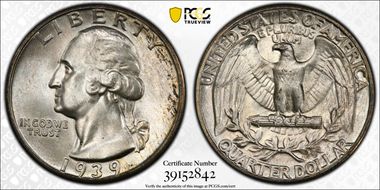 1939 25C MS67