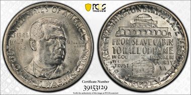 1946-D 50C Booker T. Washington MS63