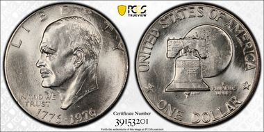 1976-D $1 Type 2 MS67