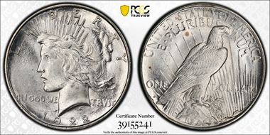 1922-D $1 MS66
