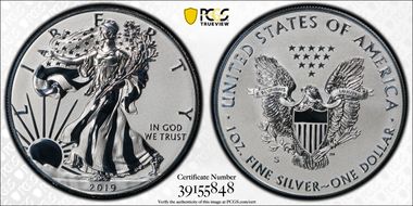 2019-S $1 Silver Eagle Enhanced Rev PR PR69