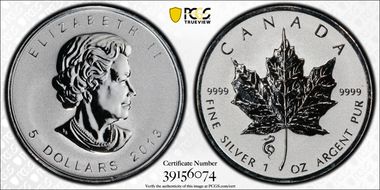 2013 $5 ML Snake Privy SP69