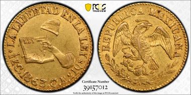 1863-C CE 1/2 Esc MS62