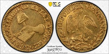 1825/4-Mo JM 1/2 Esc AU58