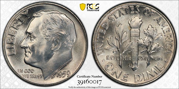 Cert 39160017 - Coin Image