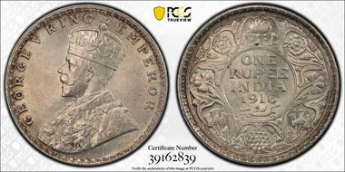 1916(B) Rupee SW-8.35 Prid-222 MS64