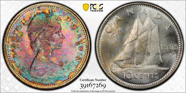 1965 10C MS64