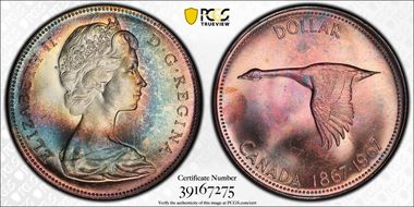 1967 S$1 MS64