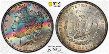 1884 $1 MS67