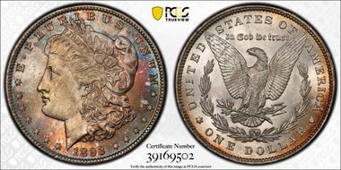 1893 $1 MS64+ 
