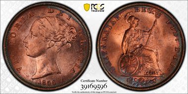 1856 1/2D S-3949 MS64RD