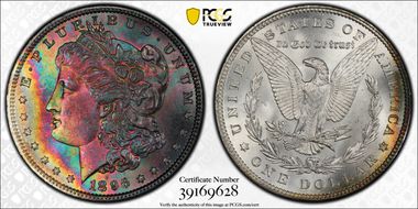 1896 $1 MS66