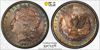 1882 $1 MS64