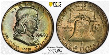 1959-D 50C MS65FBL