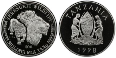 1998 500 S Serengeti Wildlife - Lion PR69DCAM