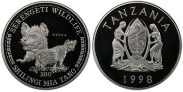 1998 500 S Serengeti Wildlife - Hyena PR67DCAM