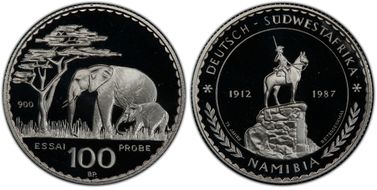 1987-BP 100 R X#E2 Essai Fantasy Reiter Monument Ag SP69