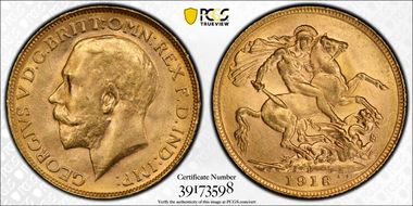 1918-P Sov S-4001 MS63