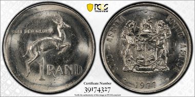 1977 Rand Nickel MS63