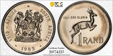 1983 Rand Nickel MS63